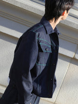 Rerap Non Fade Denim Stitch Jacket (2color)