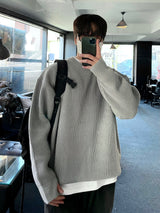 クロウォーマーラウンドニット/CLO WARMER ROUND KNIT(4COLOR)