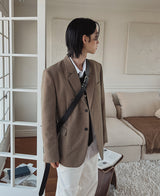 セレーナチェックブレザー / Selena check blazer (1 color)