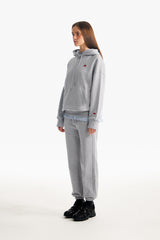 スモールチェリージョガーパンツ／SMALL CHERRY JOGGER PANTS [MELANGE GRAY]