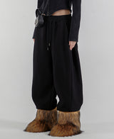 （UNISEX）スティングサイドピンタック起毛パンツ