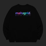 レインボーリフレクティブロゴ/RAINBOW REFLECTIVE LOGO CREWNECK
