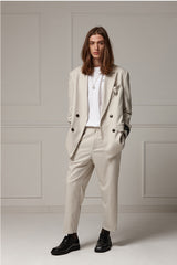Two-button suit jacket - Ivory (4622119043190)