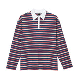 ストライプポロロングスリーブ / STRIPED POLO LONG SLEEVE [NAVY]