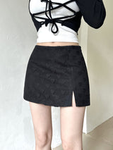 ハートロースリットミニスカート / 942. Heart low slit mini sk (2color)