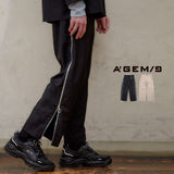 サイドジップワイドスラックスパンツ / SIDE ZIP WIDE SLACKS (4581040095350)