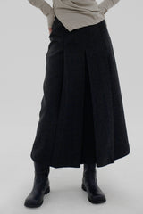 グリースプリーツスカート / Gleise pleated skirt (3color)