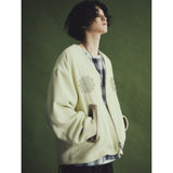 Vローハンド刺繍ジャケット / V-LOW HAND EMBROIDERY JACKET_ECRU