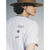 ニットカラーラウンドTシャツ / KNITTING COLLAR ROUND T-SHIRT_WH