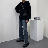 ルーズフィットメンニット/SK Loose fit Fischer Man Knitwear (5 colors)