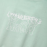 キルシーウィティーバニータイダイスウェットシャツ / WITTY BUNNY TIE DYE SWEATSHIRT [MINT] (6671649931382)