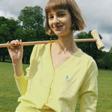 マークカーディガン/RCH mark Cardigan lemon yellow