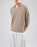 Vカラーメッシュニット/V collar mesh knit 5color