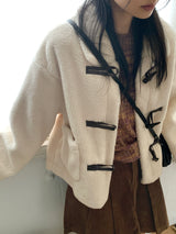 Shitao Mustang Collar Tteokbokki Short Coat