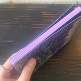 フラワーレザーノート/Flower leather note