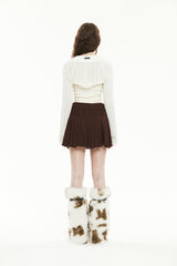 キルシーニットクロップ丈トップセット／KIRSH KNIT CROP TOP SET [IVORY]