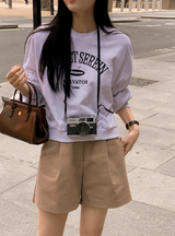 Brick Autumn Pintuck Shorts (2color)