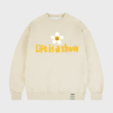 [UNISEX] Tape Flower Smile Sweatshirt