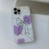 Purple Big Ribbon - Love Ribbon Phone Case_matt