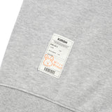 ウィティーバニーワーディングドロップスウェットシャツ／WITTY BUNNY WORDING DROP SWEATSHIRT [MELANGE GRAY]