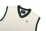 ワッフルニットベスト / WAFFLE KNIT VEST_OATMEAL