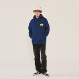 SMILE LOGO HOODIE ROYAL BLUE (6699005444214)