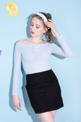 shirring t-shirt sky blue (6688643874934)