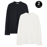 [2パック]ハーフネックエッセンシャルロングスリーブ / [2pack] half neck essential long sleeve