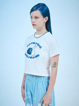 ラビットクロップTシャツ / RABBIT CROP T-SHIRTS(OW)