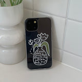 White - LOVE VASE Phone Case