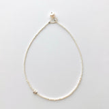 シャイニングウェーブレットネックレス/SHINNING WAVELET NECKLACE