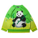 パンダニットトップ/panda knit top
