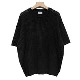 ハーフメッシュパンチングニット (3 color)