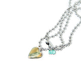 ハートマザーオブネックレス/[NIROSERENDIPITY] HEART MOTHER OF PEARL NECKLACE 2SIZE (6586955694198)