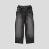 EN Slave Double Nee Denim Pants (2 colors)
