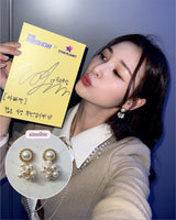 パールブーケピアス - アンティーク ver. / Pearl Bouquet Piercing - Antique ver. (Kep1er Chaehyun Earrings)