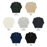 LMN Hatchi Half Zip-Up Collar Knitwear (7 colors)