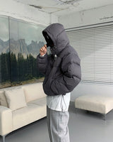 オウンノアダックダウンクロップドパッデッドジャケット/OWN Noah Duck Down Cropped Padded Jacket (2 colors)