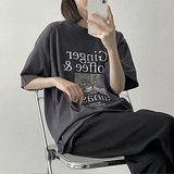 コーヒーショートスリーブTシャツ / coffee short-sleeved T-shirt