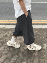 カプリワイドストリングパンツ
