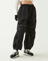 パラシュートパンツ/PARACHUTE PANTS BLACK