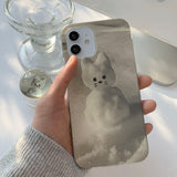 Snow Cat Phone Case Bead Tok Set 