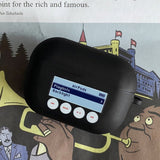 My Classic Airpods Case -Black (for 1,2,3 Pro) (6685224534134)