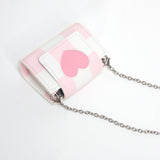 シェイプオブマイクロバッグ / 'shape of' microbag - pink check