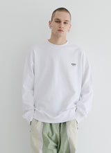 マルチロゴクルーネック / BSR2223FWPO073 MULTI LOGO CREWNECK WHITE