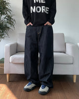 Non-fade Raw Denim Pants