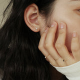 14Kゴールドスワロフスキーパールピアス/14K Gold Swarovski Pearl Piercing (bar 4mm / pearl 5mm)