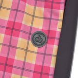 COLOR COMBINATION TUCK PANTS [PINK]