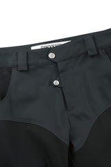 ボディースカルプチャーセミブーツカットパンツ / Body Sculpture Semi Bootcut Pants BLACK