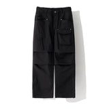 カーターダイアゴナルジップパラシュートパンツ / CARTER DIAGONAL ZIP PARASHUTE PANTS_BK